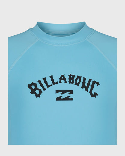 Billabong Women's Boys Arch Performance Fit Short Sleeve Rashguard