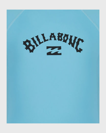 Billabong Women's Boys Arch Performance Fit Short Sleeve Rashguard