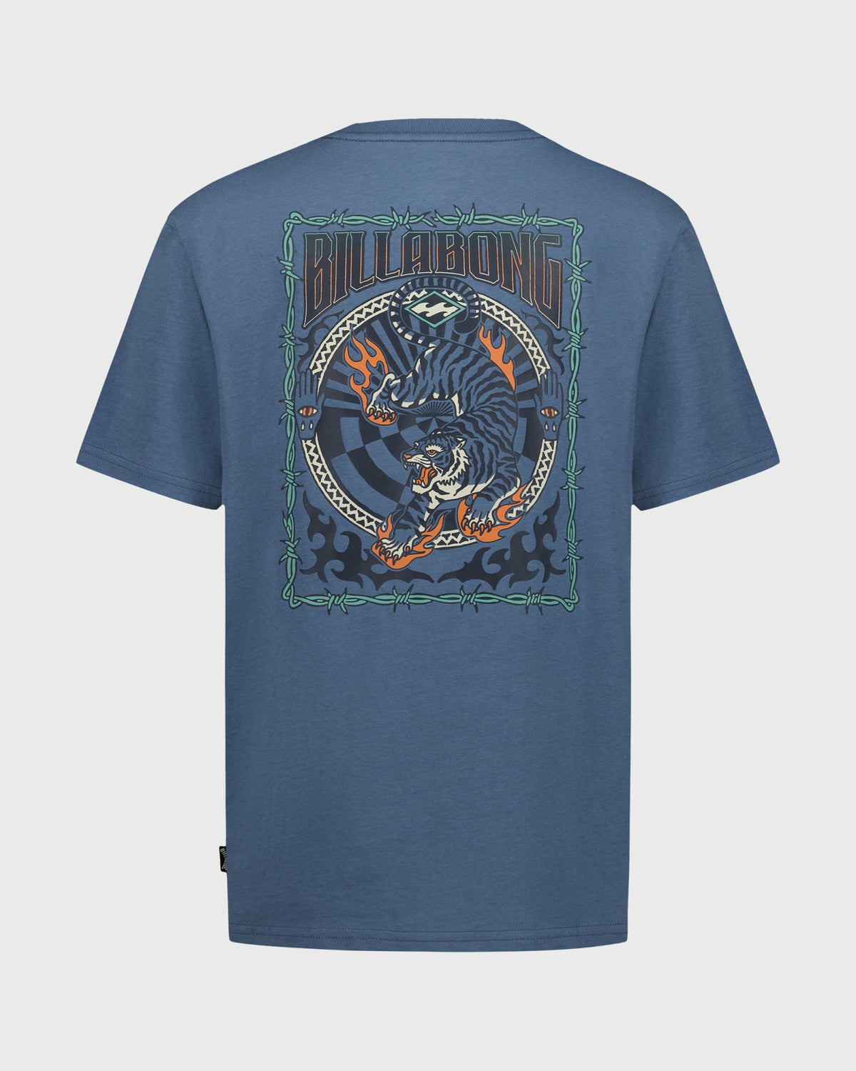 Billabong Women's Little Boys Inferno Tiger Short Sleeve T-Shirt
