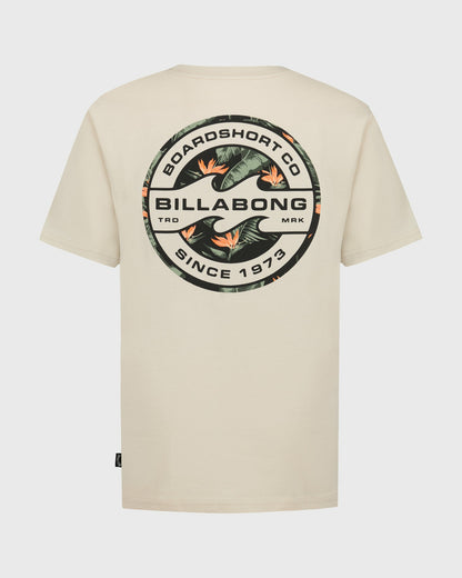 Billabong Women's Little Boys Hollow Short Sleeve T-Shirt