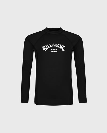 Billabong Women's Little Boys' Arch Performance Fit Long Sleeve Rashguard