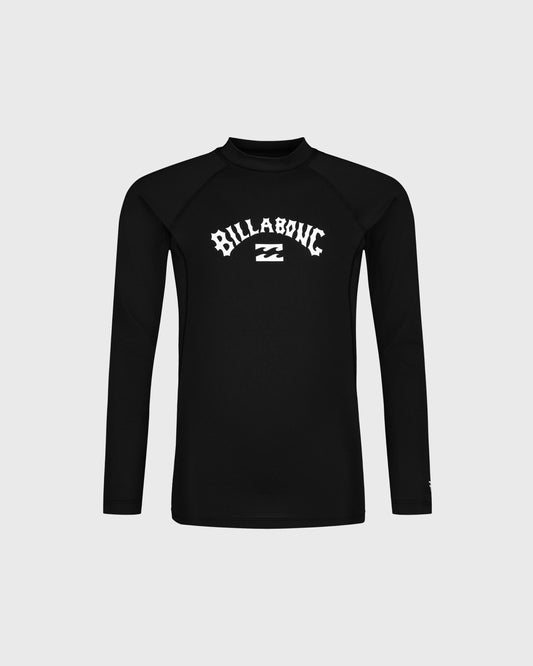 Billabong Women's Little Boys' Arch Performance Fit Long Sleeve Rashguard