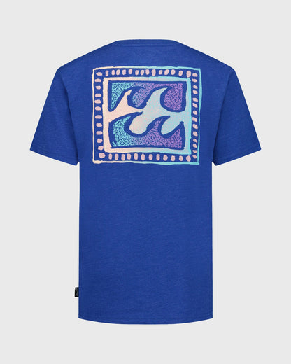 Billabong Women's Boys Crayon Wave Short Sleeve T-Shirt