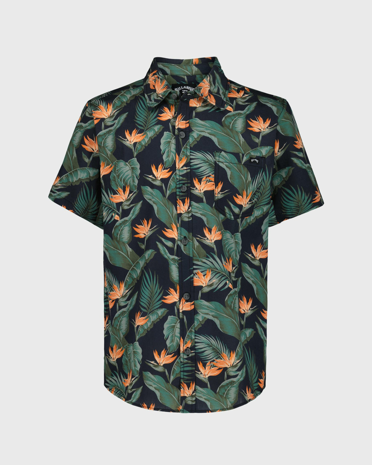 Billabong Women's Boys Sundays Short Sleeve Woven Shirt