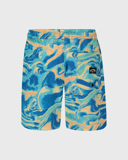 Billabong Women's Little Boys Sundays Layback Swim Trunks