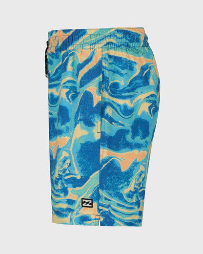 Billabong Women's Little Boys Sundays Layback Swim Trunks