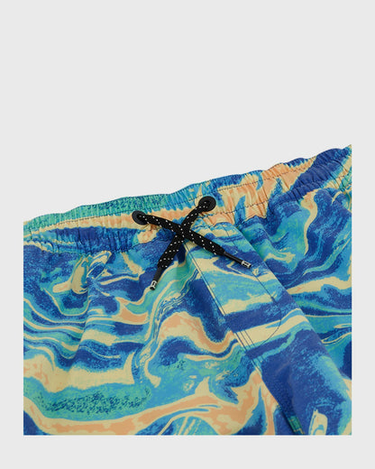 Billabong Women's Little Boys Sundays Layback Swim Trunks