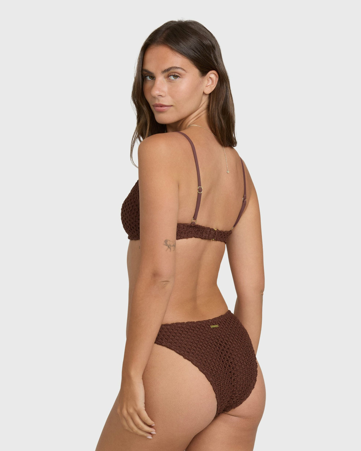 Billabong Women's Twisted Tides Maui Bikini Bottoms - Espresso