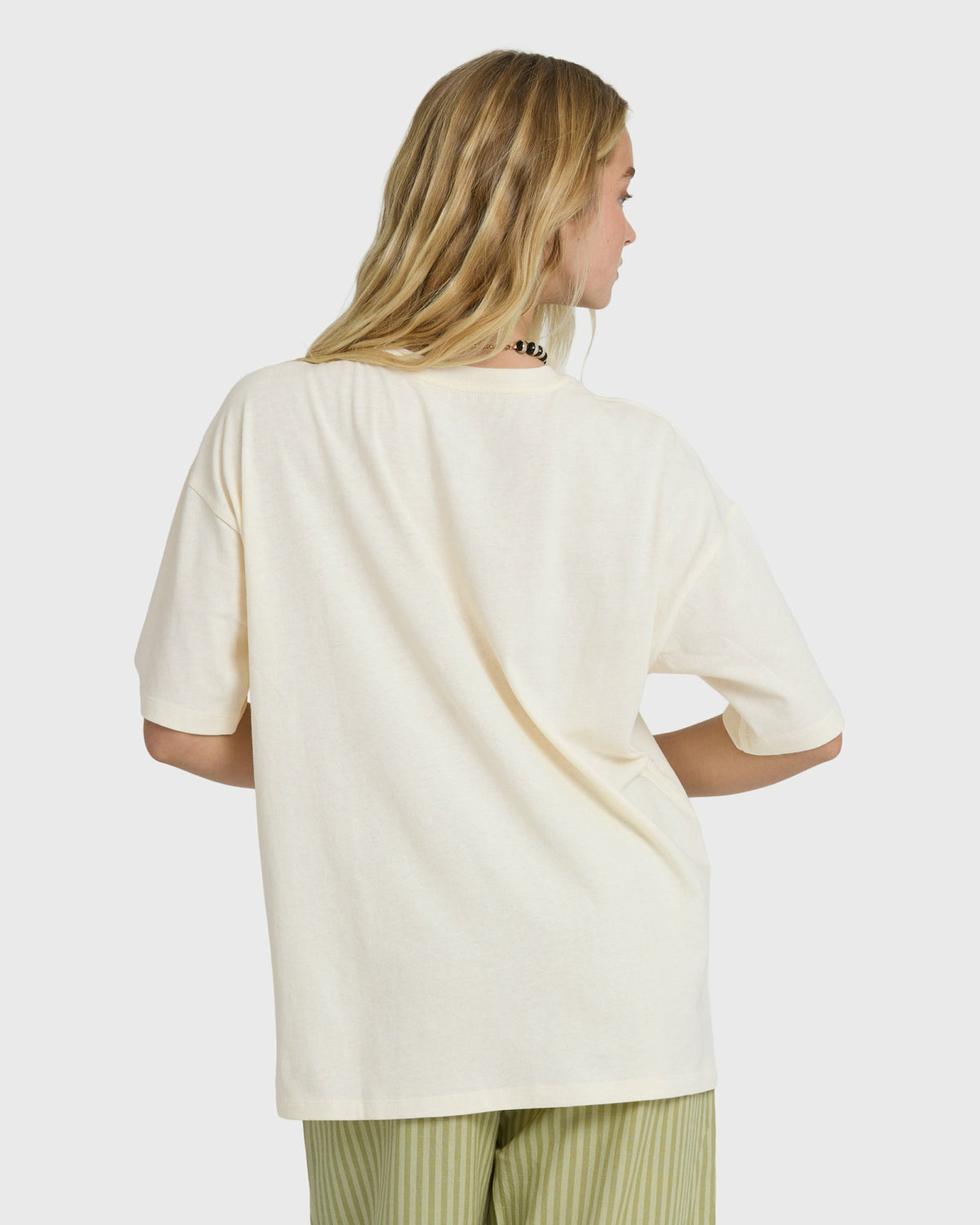Billabong Women's Will Find Me Here Short Sleeve T-Shirt - White Cap