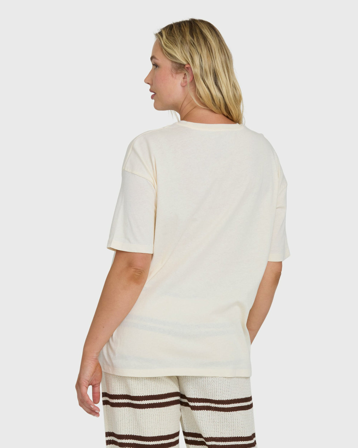 Billabong Women's Will Find Me Here Short Sleeve T-Shirt - White Cap