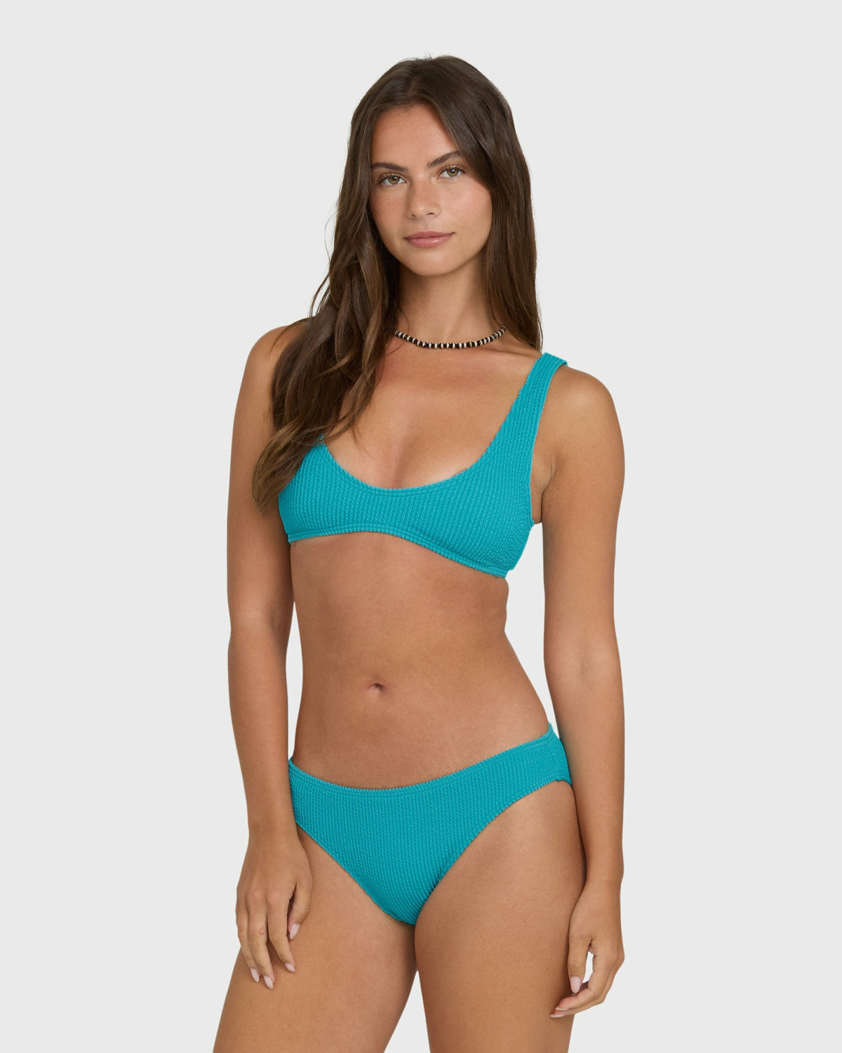Billabong Women's Summer Hi Lowrider Full Bikini Bottoms - Bright Marine