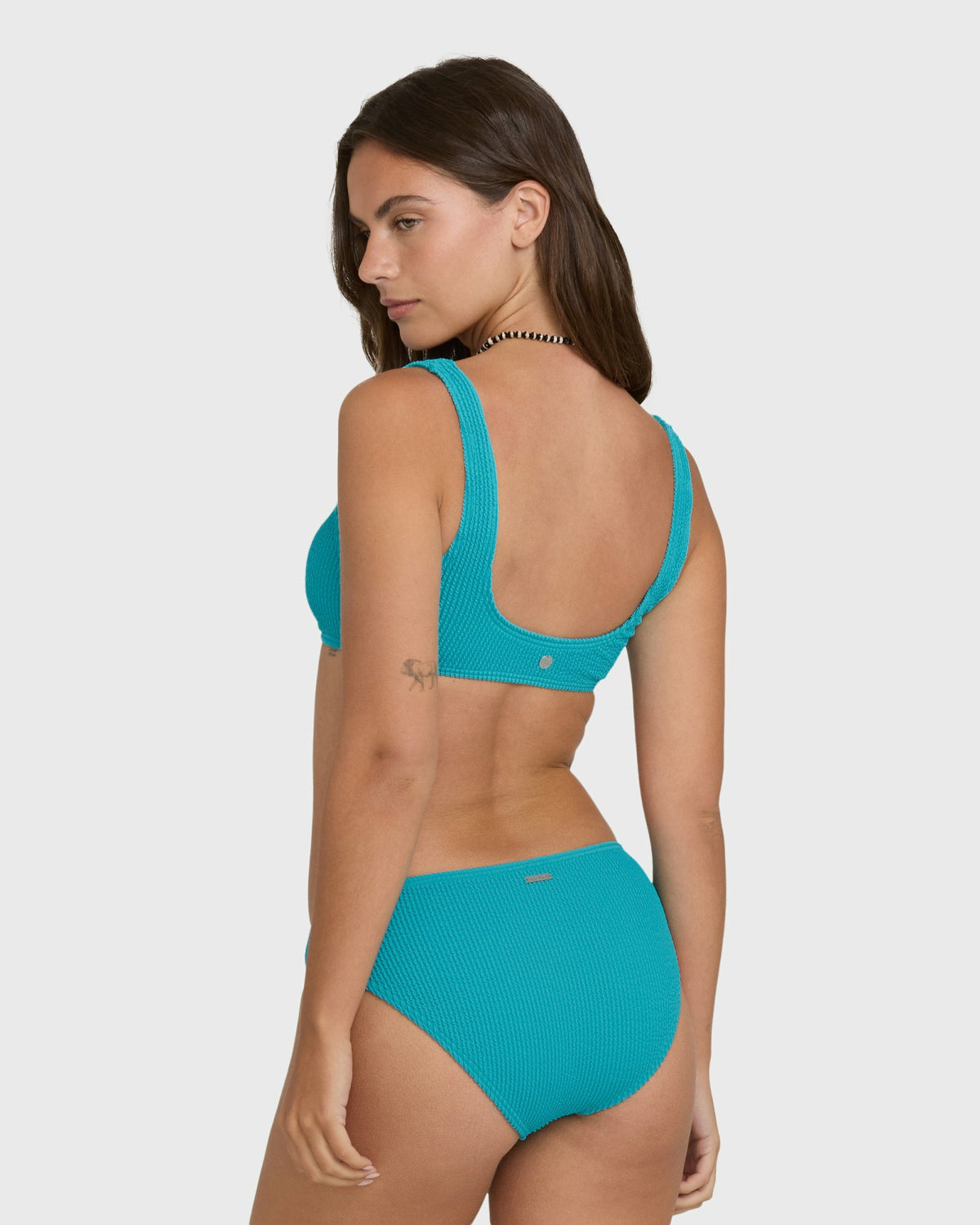 Billabong Women's Summer Hi Lowrider Full Bikini Bottoms - Bright Marine