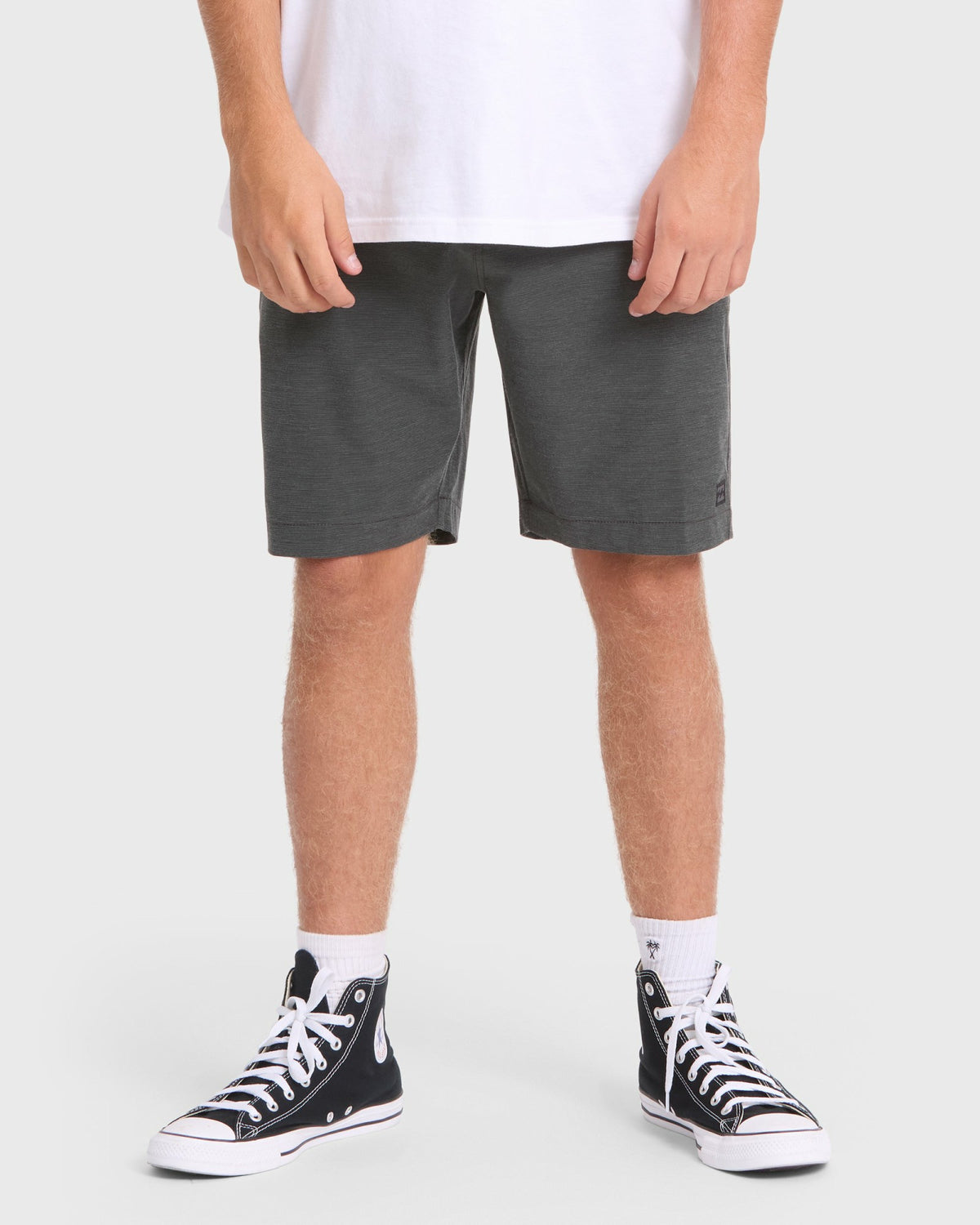 Billabong Men's Crossfire Submersible 19\" Amphibian Hybrid Shorts - Asphalt