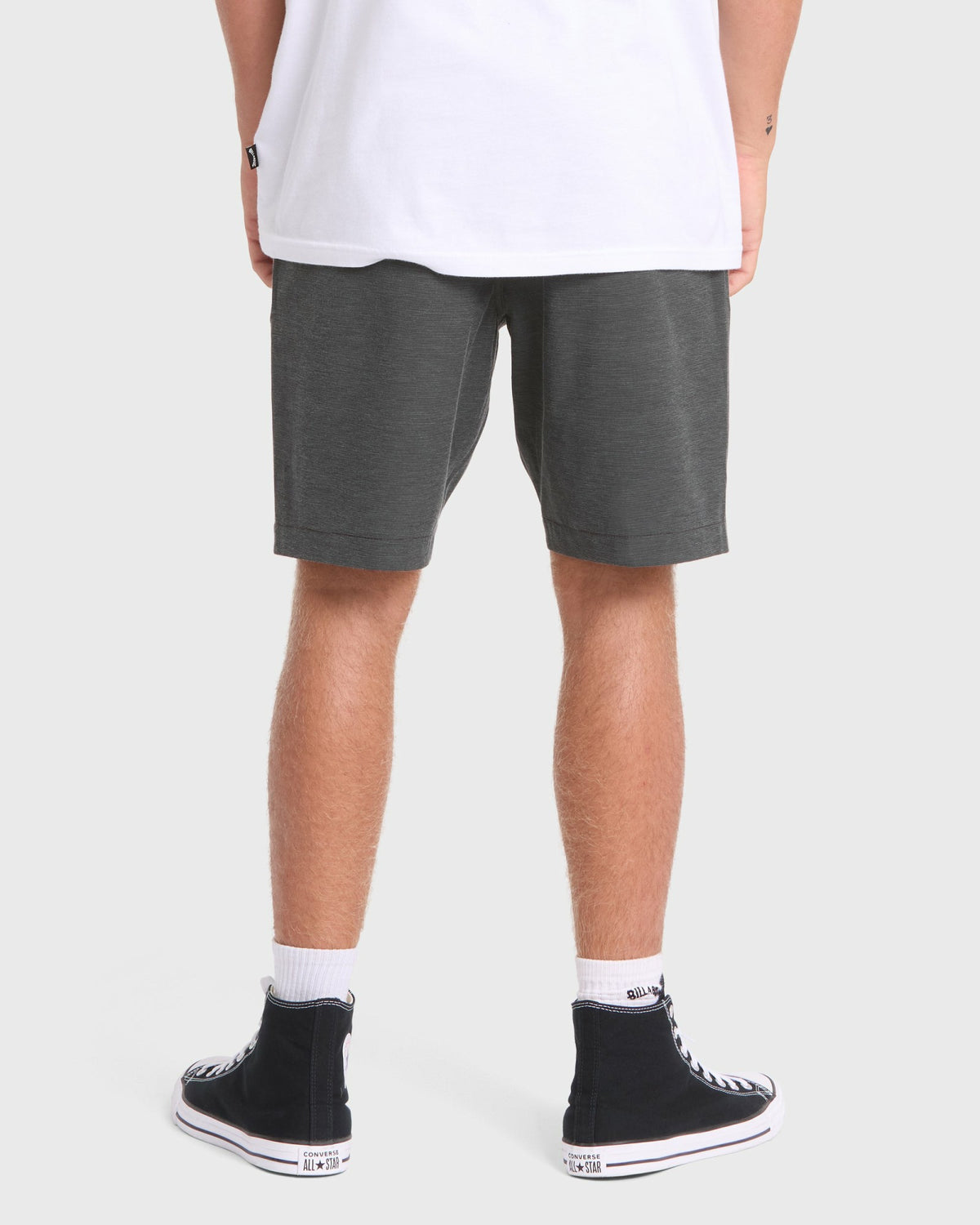 Billabong Men's Crossfire Submersible 19\" Amphibian Hybrid Shorts - Asphalt