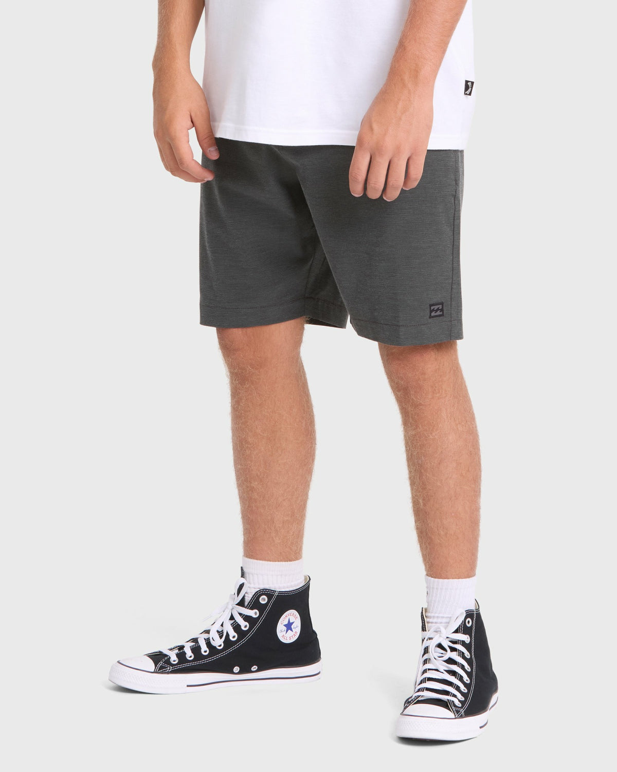Billabong Men's Crossfire Submersible 19\" Amphibian Hybrid Shorts - Asphalt