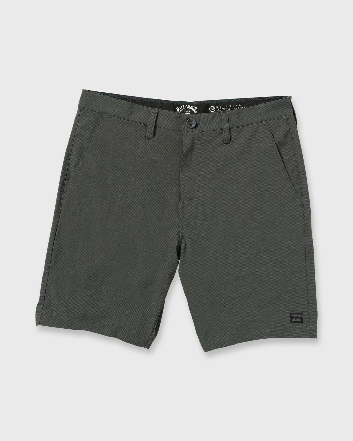 Billabong Men's Crossfire Submersible 19\" Amphibian Hybrid Shorts - Asphalt