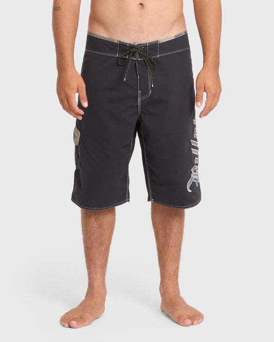 Billabong Men's Temple Pro 22\" Boardshorts - Black