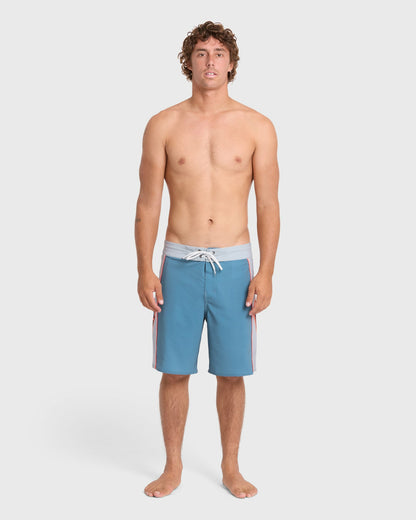 Billabong Men's New Wave Pro 19\" Boardshorts - China Blue