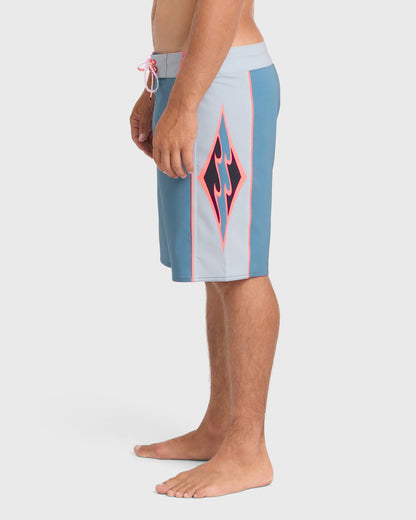 Billabong Men's New Wave Pro 19\" Boardshorts - China Blue