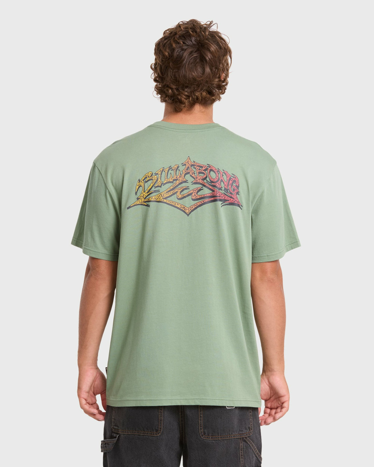 Billabong Men's Reverse Premium Short Sleeve Cotton T-Shirt - Hedge Green