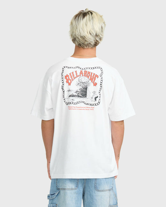 Billabong Men's Wave Pool OG Short Sleeve Knit T-Shirt - White