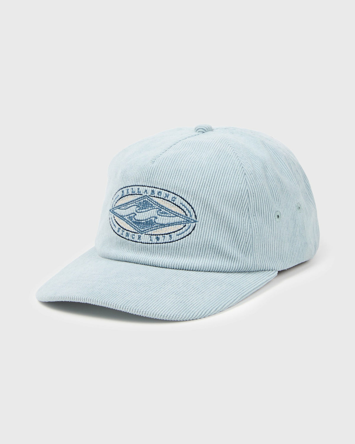 Billabong Men's Heritage 5-Panel Strapback Hat - Dusty Blue