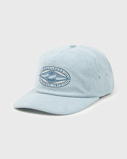 Billabong Men's Heritage 5-Panel Strapback Hat - Dusty Blue