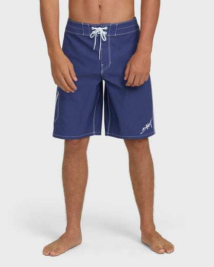Billabong Men's Piped Pro 21\" Boardshorts - Purple Velvet