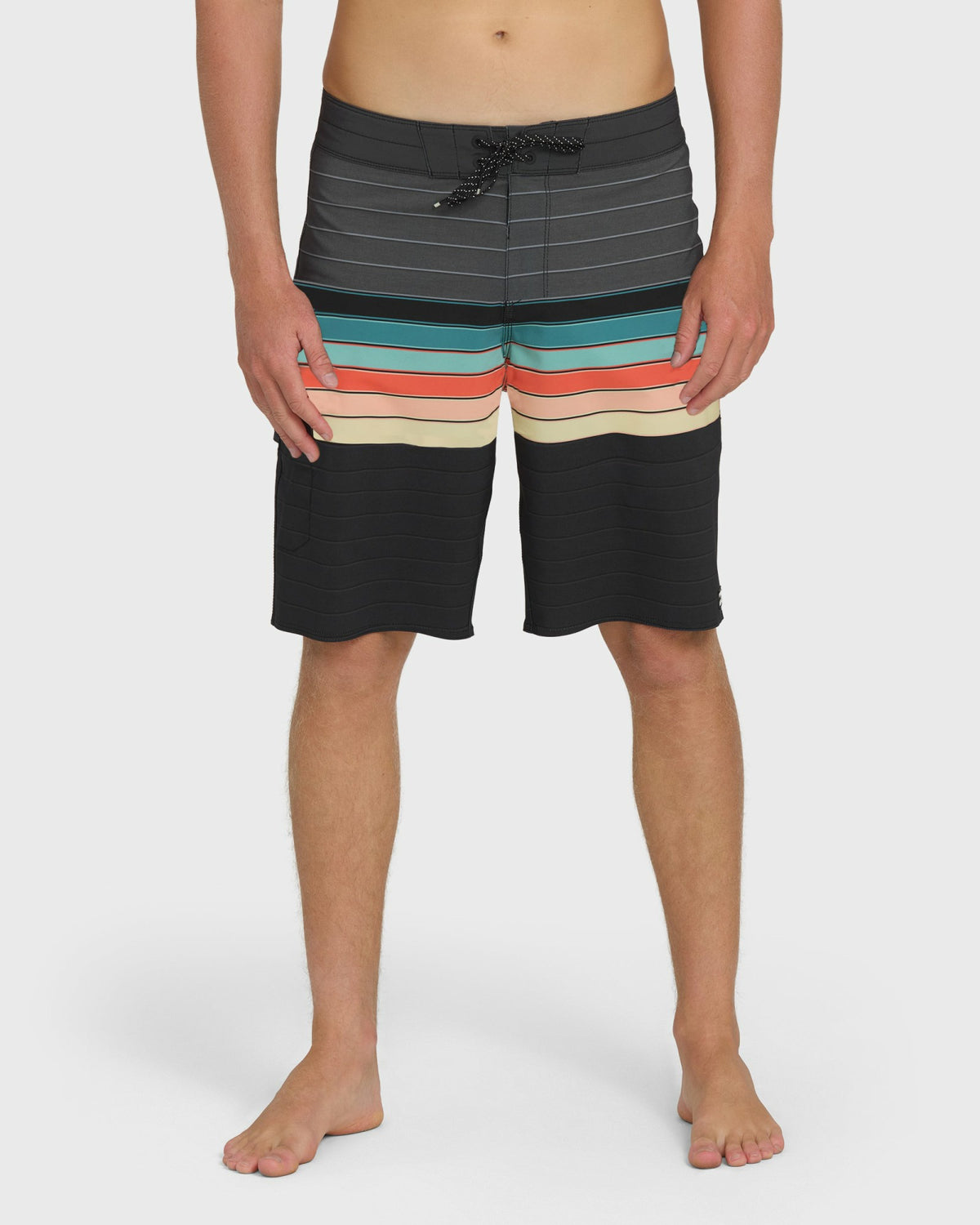 Billabong Men's All Day Stripe Pro Performance 20\" Boardshorts - Black