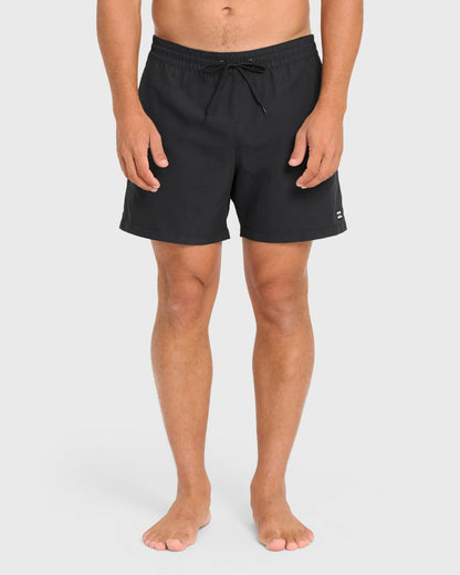 Billabong Men's All Day Laybacks 16\" Swim Trunks - Black