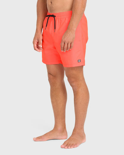 Billabong Men's All Day Laybacks 16\" Swim Trunks - Bright Pink
