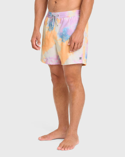 Billabong Men's Lineup Laybacks 16\" Swim Trunks - Pale Peach
