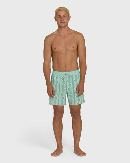 Billabong Men's Good Times Layback 16\" Trunks - Vintage Green