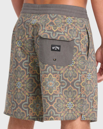 Billabong Men's Good Times Lo Tide 17.5\" Boardshorts - Slate Black