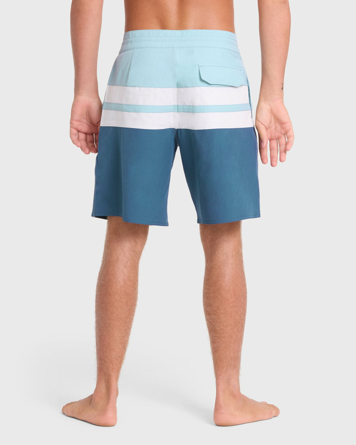 Billabong Men's Momentum Lo Tide 18.5\" Boardshorts - Blue Fog