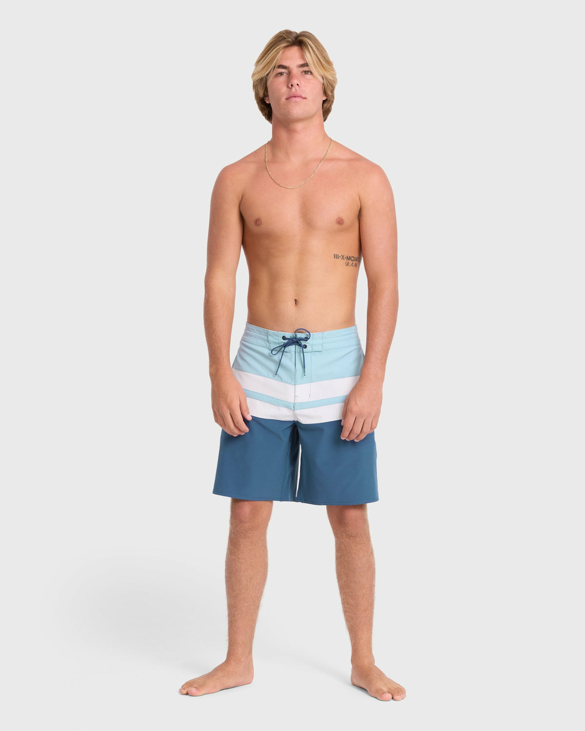 Billabong Men's Momentum Lo Tide 18.5\" Boardshorts - Blue Fog