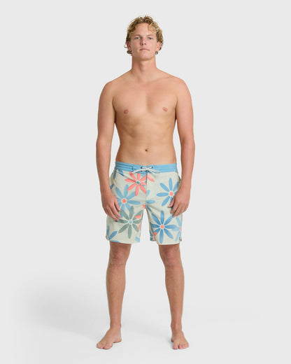 Billabong Men's Good Times Lo Tide 17.5\" Boardshorts - Blue Fog