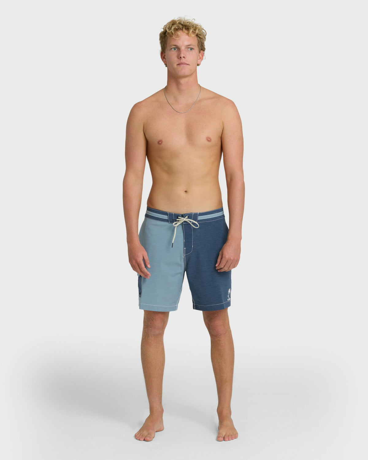 Billabong Men's Sunset Lo Tide 19\" Boardshorts - Blue Fog Multi - Blue Fog