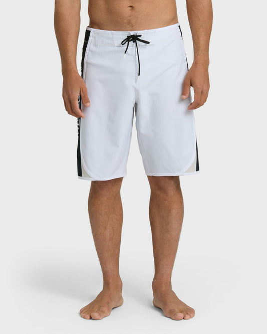 Billabong Men's Dbah Bio Wave Pro 21\" Boardshorts - White Vintage - White Vintage