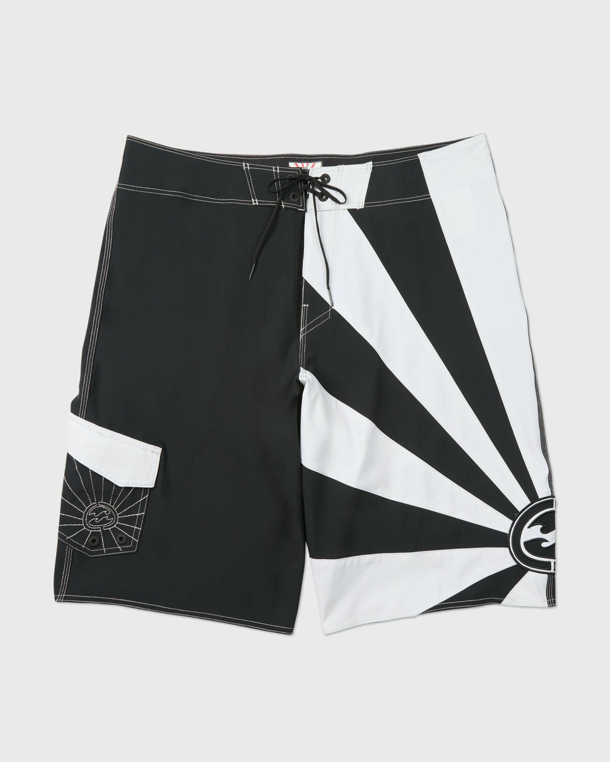 Billabong Men's A.I. Rising Sun Pro 22\" Boardshorts - Black\/White..