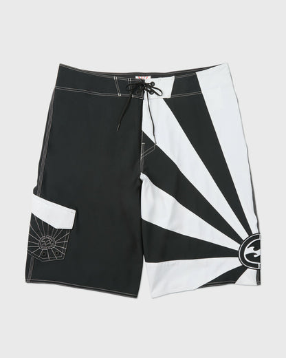 Billabong Men's A.I. Rising Sun Pro 22\" Boardshorts - Black\/White..