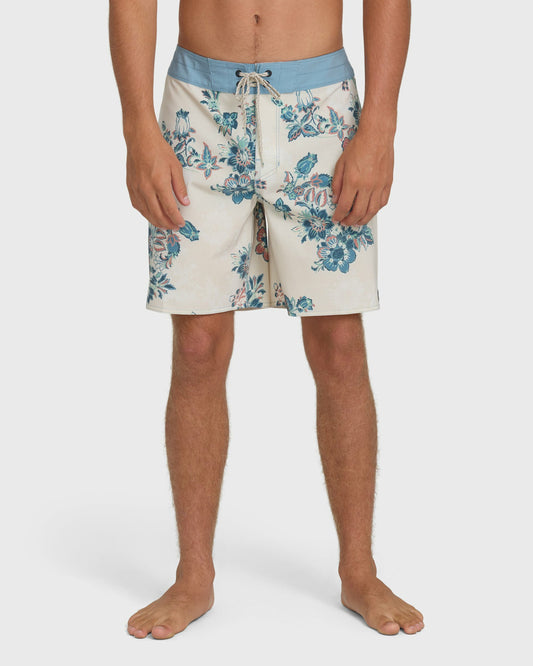 Billabong Men's Good Times Pro 18\" Boardshorts - Oatmeal