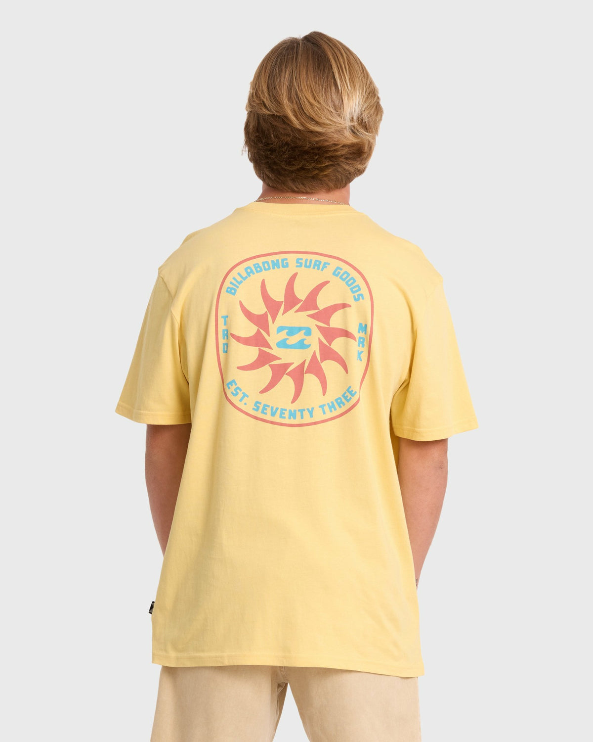 Billabong Men's Rotation Premium Short Sleeve Knit Graphic T-Shirt - Raffia
