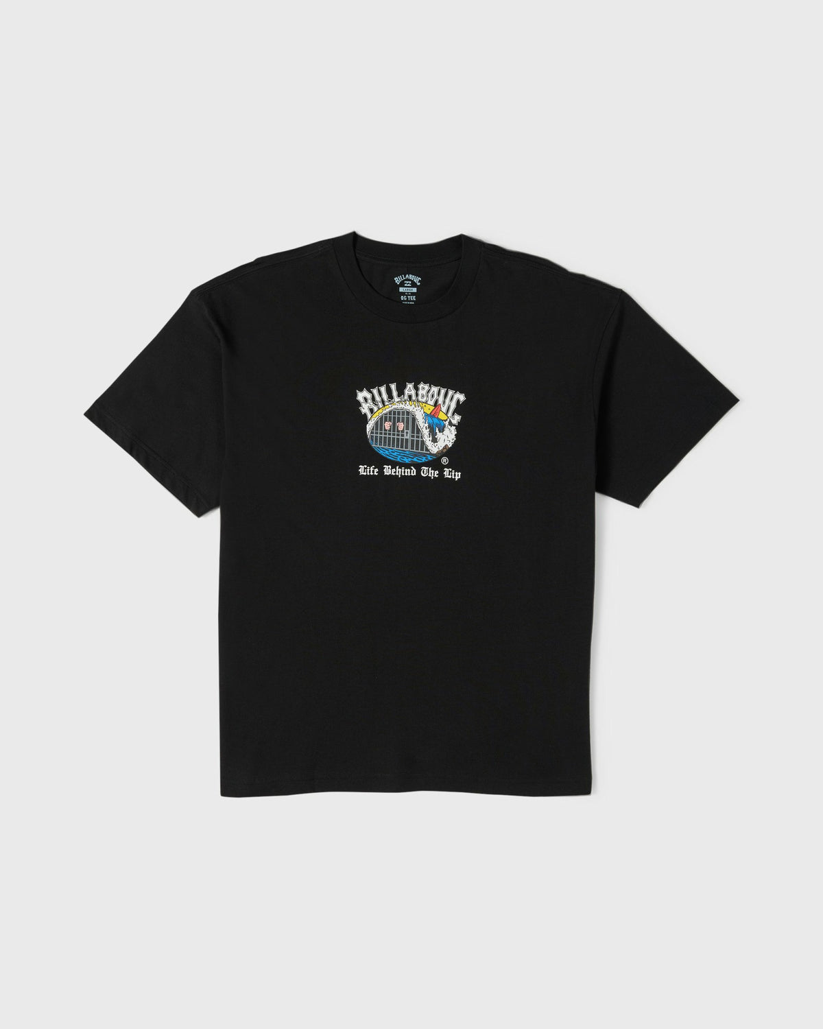 Billabong Men's Behind The Lip OG Short Sleeve Cotton T-Shirt - Black