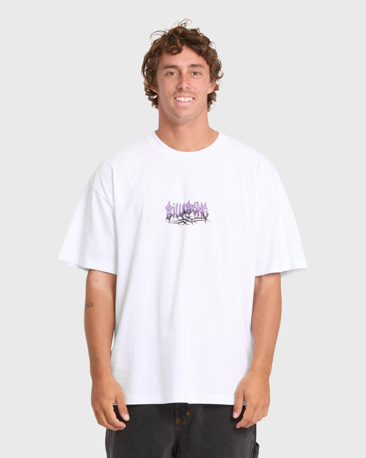 Billabong Men's Barb OG Short Sleeve Knit T-Shirt - White