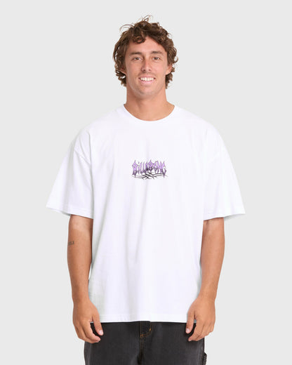 Billabong Men's Barb OG Short Sleeve Knit T-Shirt - White