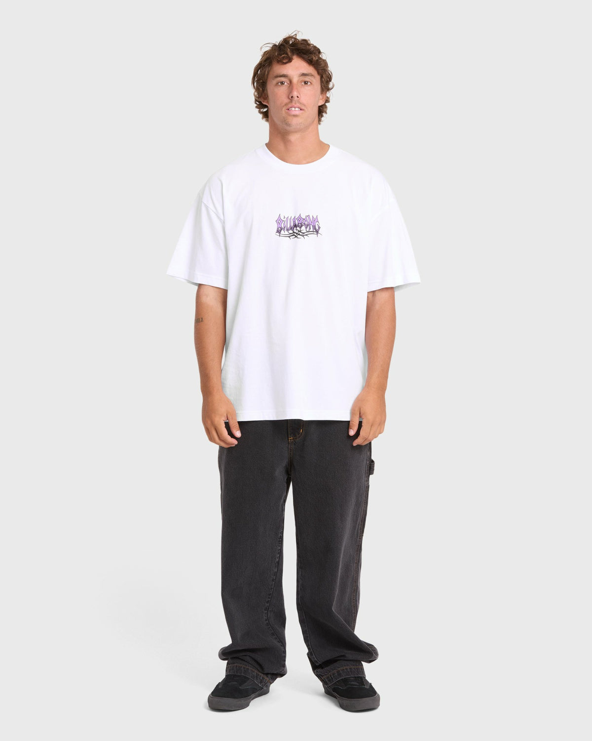 Billabong Men's Barb OG Short Sleeve Knit T-Shirt - White