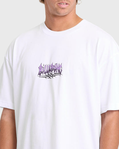 Billabong Men's Barb OG Short Sleeve Knit T-Shirt - White