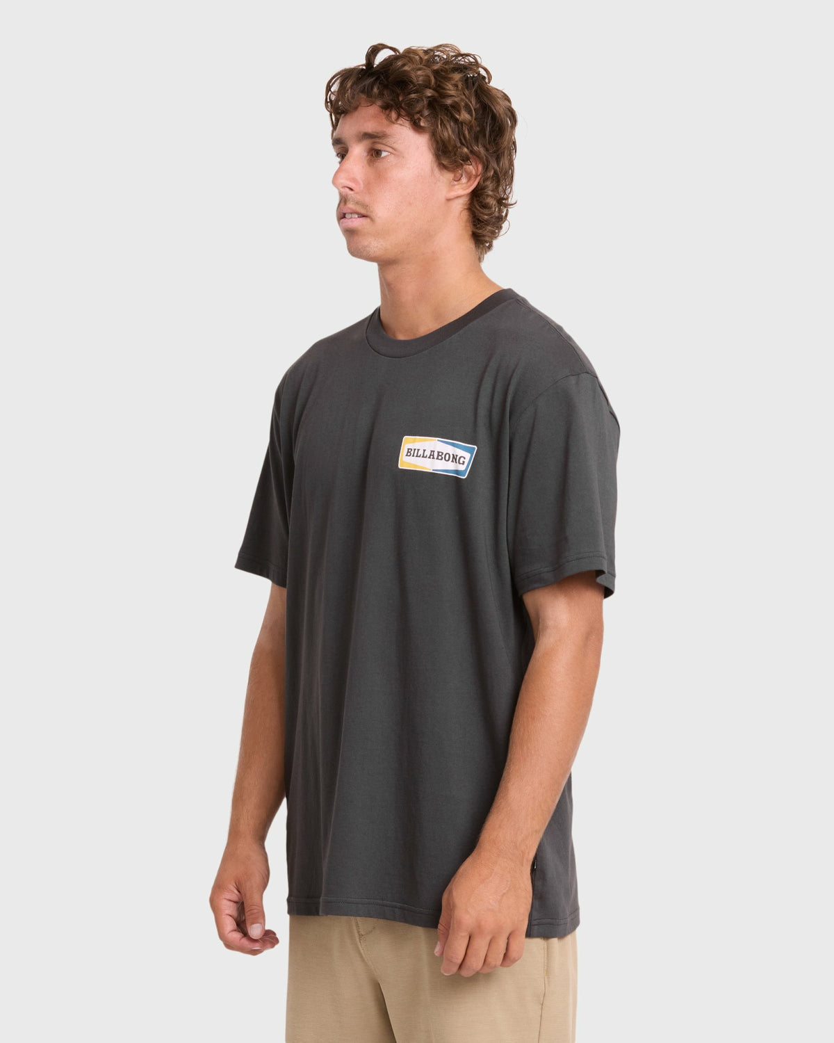 Billabong Men's Walled Premium Short Sleeve Knit T-Shirt - Raven