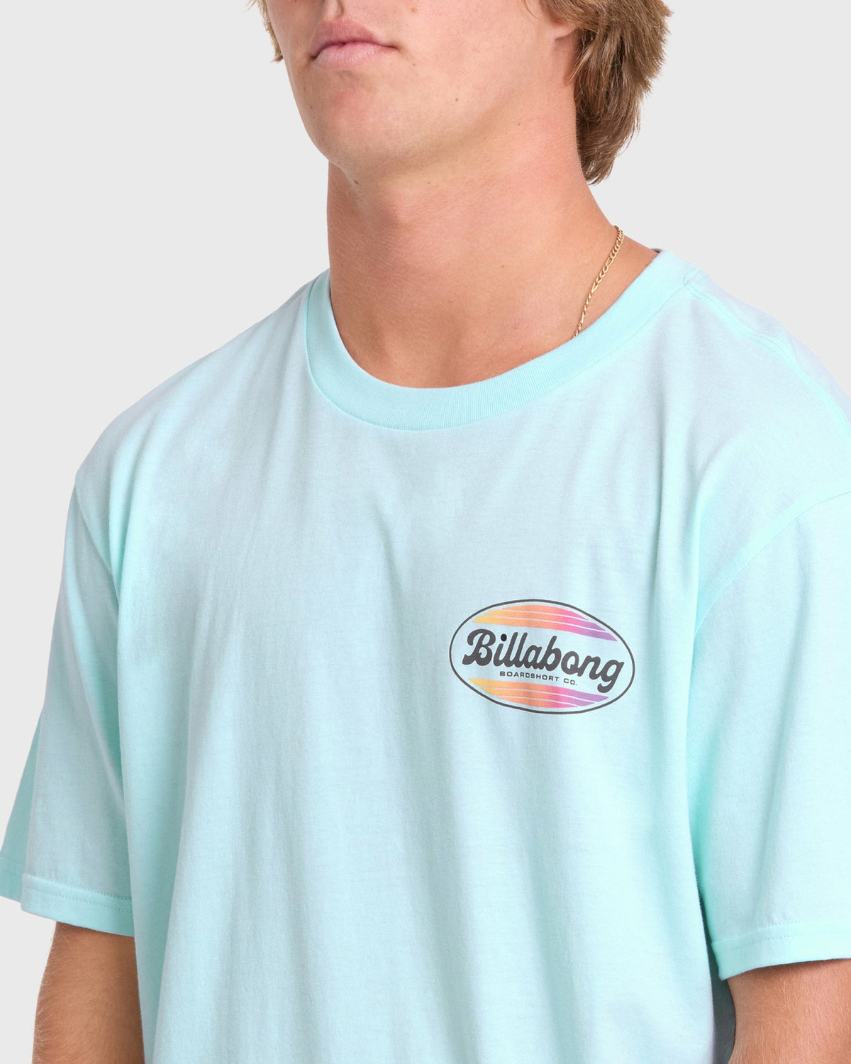 Billabong Men's Off Duty Premium Short Sleeve Cotton T-Shirt - Coastal Blue